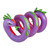 Inflatable Purple and Green Two Headed Curly Serpent Swimming Pool Float Toy, 96-Inch - IMAGE 2