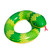 28" Green and Yellow Snake Swimming Pool Inner Tube Float - IMAGE 1