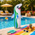 Inflatable Dancing Dolphin Poolside Bop Bag - 36" - IMAGE 1