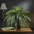 28" Boston Fern Silk Plant with Urn - IMAGE 2
