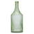 14" Ribbed and Bottleneck Glass Vase - IMAGE 1