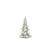 Set of 4 Frosted Christmas Tree Tabletop Decors 18" - IMAGE 4