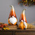 Set of 2 Pumpkin Gnome Fall Harvest Tabletop Decor 11.5" - IMAGE 2