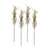 Set of 4 Flocked Pampas Artificial Sprays 31" - IMAGE 1
