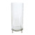 5.5" Etched Glass Candle Holder - IMAGE 1