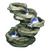 21.75" LED Lighted Four Level Rock Waterfall Outdoor Fountain - IMAGE 1