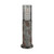 Concrete Body Outdoor Patio Pillar Candle Holder - 26” - Gray - IMAGE 1