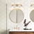 24" Brushed Gold Vanity 3-Light Fixture - IMAGE 2