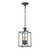 3-Light Metal Frame Ceiling Hanging Lantern - 14.75" - IMAGE 1
