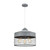 12” Grey Dark horse 3-Light Chandelier - IMAGE 1