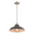 Hanging Pendant Ceiling Light Fixture with Curved Shade - 13.5" - Matte Black - IMAGE 2