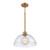 Hanging Pendant Ceiling Light Fixture with Dome Shade - 14" - Brushed Gold - IMAGE 2