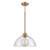 Hanging Pendant Ceiling Light Fixture with Dome Shade - 14" - Brushed Gold - IMAGE 3