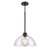 Hanging Pendant Ceiling Light Fixture with Dome Shade - 14" - Matte Black - IMAGE 1