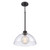 Hanging Pendant Ceiling Light Fixture with Dome Shade - 14" - Matte Black - IMAGE 2
