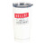 6.75" White Stainless Steel Hello My Name is Hey Teacher Travel Tumbler, 20oz. - IMAGE 1