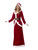 44" Red and White Miss Santa Claus Women Adult Christmas Costume - Large - IMAGE 1