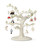 13" Cream Porcelain Ornament Display Tree - IMAGE 3