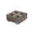 9.5" Brown 4 Section Square Garden Planter with Rope Handle - IMAGE 2