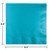 3-Ply Disposable Luncheon Napkins - 6.5" - Tropical Blue - Club Pack of 500 - IMAGE 2