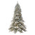 Pre-lit Flocked Downswept Douglas Artificial Christmas Tree - 6.5’ - Clear Light - IMAGE 1