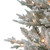 Pre-lit Potted Flocked Pine Medium Artificial Christmas Tree - 6’ - Clear Lights - IMAGE 3