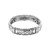 2.5" Silver "Lord's Prayer" Four Tiles Stretch Bangled Bracelet - IMAGE 1