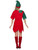 42" Red and Green Elf Women Adult Christmas Costume - Large - IMAGE 2