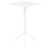 42.5" White Folding Square Outdoor Patio Bar Table - IMAGE 3