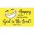 Smile Face "Happy are the People" Magnet - 5" - IMAGE 1
