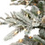Pre-lit Medium Flocked Aspen Fir Artificial Christmas Tree - 9’ - Clear Lights - IMAGE 3
