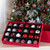 18" x 26.25" Rose Red Two Tray 4 Christmas Ornament Storage