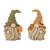 Set of 6 Gnome with Pumpkin Fall Harvest Tabletop Figurines 5" - IMAGE 2