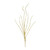 Set of 12 Gold Tinsel Christmas Branches 43" - IMAGE 1