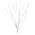 Set of 12 White Flocked Tinsel Christmas Branches 42.75" - IMAGE 2