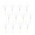 Set of 12 White Flocked Tinsel Christmas Branches 42.75" - IMAGE 3
