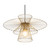 127.5" Gold and Black Adjustable Ceiling Light Fixture - IMAGE 3