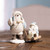 Set of 2 Bird with Sled Christmas Tabletop Figurines 11" - IMAGE 2