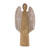 18" Carved Wooden Angel Christmas Tabletop Figure - IMAGE 1