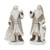 Set of 2 Santa with Reindeer and Tree Christmas Tabletop Figurines 12.25" - IMAGE 1
