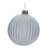 Matte Finish Frosted Glass Christmas Ball Ornaments - 4" (100mm) - Blue - 6ct - IMAGE 2