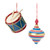 Toy Drum with Top Spinner Christmas Ornaments - 3.75" - Set of 12 - IMAGE 1