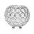 Ellipse Crystal Bowl Candle Holder - 4.75" - Clear - IMAGE 1