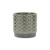 5.5" Small Gray Lattice Outdoor Planter Pot - IMAGE 1