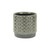 5.5" Small Gray Lattice Outdoor Planter Pot - IMAGE 2