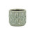 5.5" Green Medium Droplet Outdoor Planter Pot - IMAGE 1