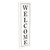 39” White and Black Vertical Welcome Porch Board Sign Decoration - IMAGE 3