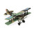 13.5" Green and Brown Antique Aviation Military Plane Tabletop Decoration - IMAGE 1