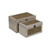 Set of 2 Brown Storage Boxes with Top and Front Rope Panels 11.75" - IMAGE 4