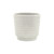 4.5" White Round Ripple Tapered Planter - IMAGE 1